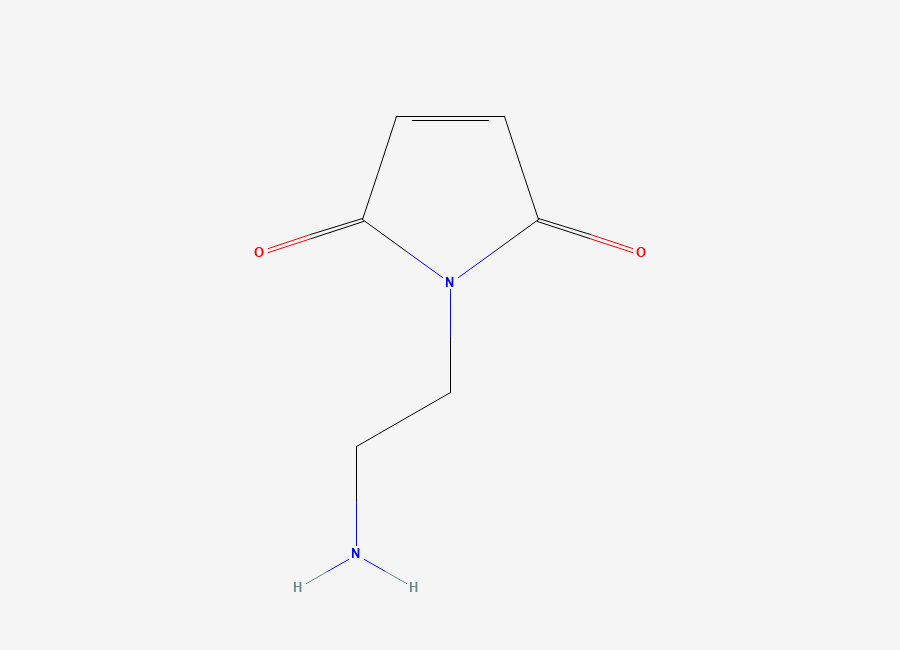 Two-dimensional chemical structure of N-(2-Aminoethyl)maleimide