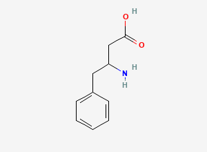 Two-dimensional chemical structure of beta-Aminobenzenebutanoic acid