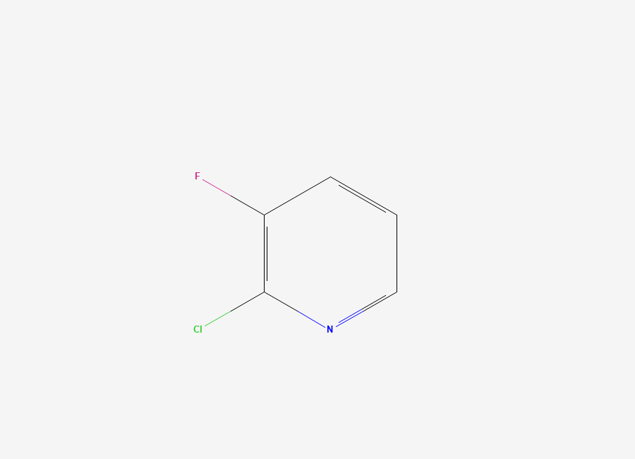 Two-dimensional chemical structure of 2-Chloro-3-fluoropyridine