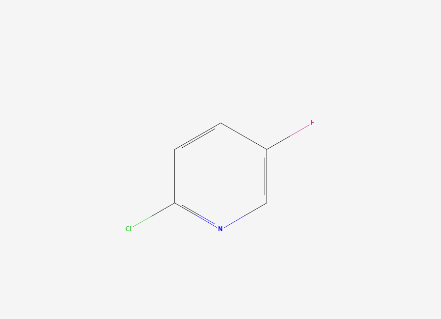 Two-dimensional chemical structure of 2-Chloro-5-fluoropyridine