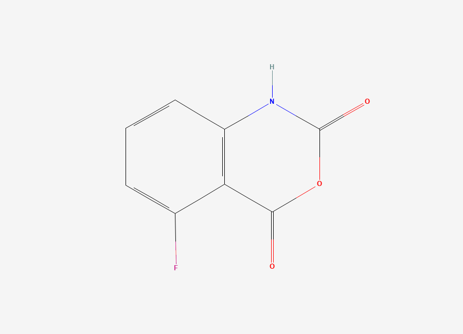 Two-dimensional chemical structure of 6-Fluoroisatoic anhydride