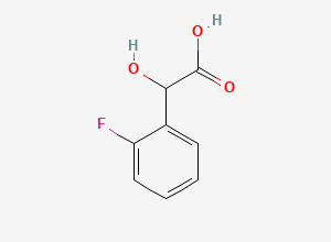 Two-dimensional chemical structure of 2-Fluoro-DL-mandelic Acid