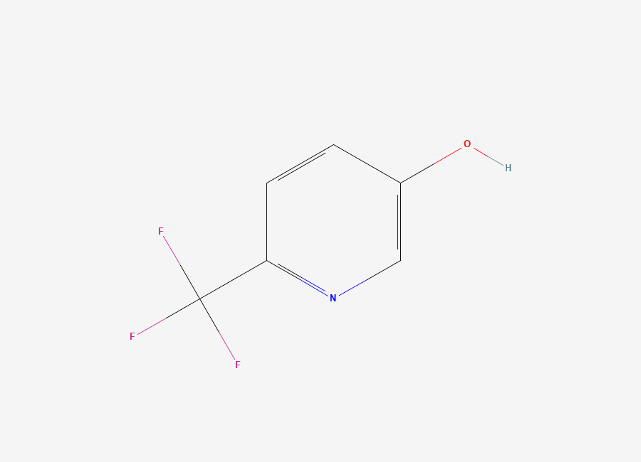 Two-dimensional chemical structure of 5-Hydroxy-2-(trifluoromethyl)pyridine