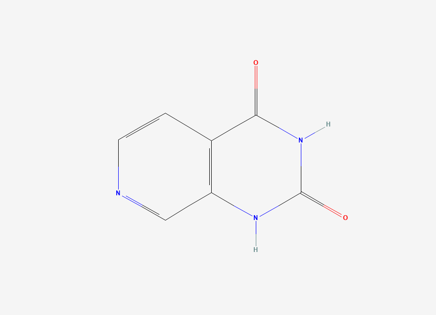 Two-dimensional chemical structure of 1H,2H,3H,4H-pyrido(3,4-d)pyrimidine-2,4-dione
