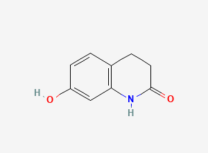 Two-dimensional chemical structure of Aripiprazole EP Impurity A, CAS 22246-18-0