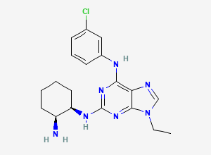 Two-dimensional chemical structure of Cgp74514A