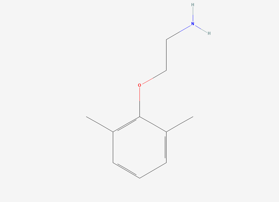 Two-dimensional chemical structure of 2-(2,6-Dimethylphenoxy)Ethanamine