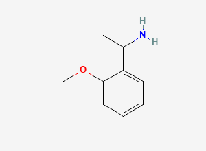 Two-dimensional chemical structure of 1-(2-Methoxyphenyl)ethan-1-amine