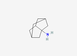 Two-dimensional chemical structure of Octahydro-2,5-methanopentalen-3a-amine