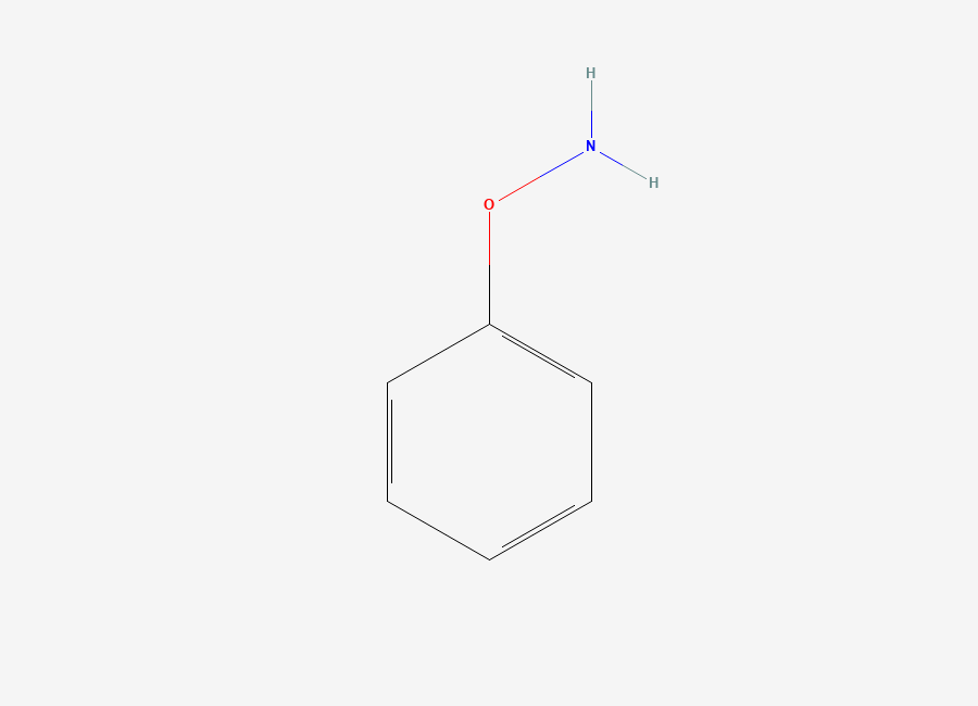 Two-dimensional chemical structure of O-Phenylhydroxylamine
