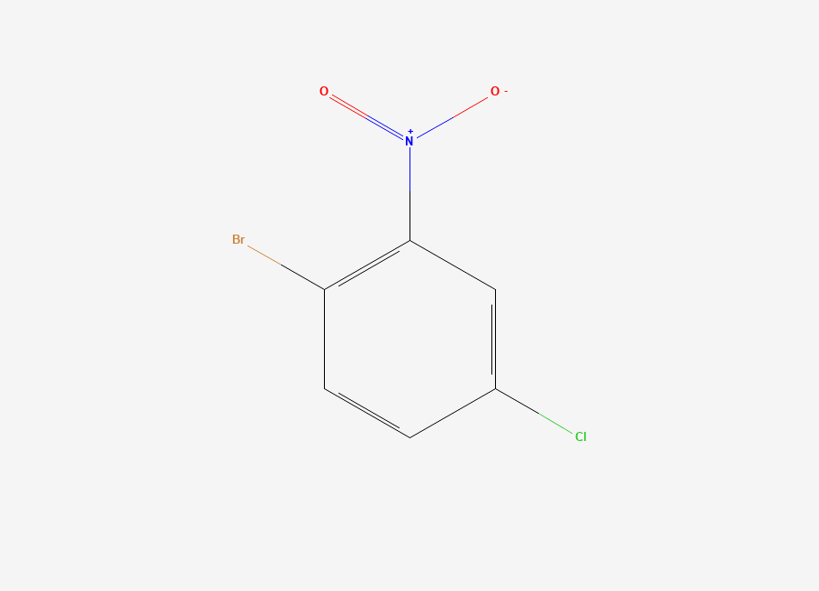 Two-dimensional chemical structure of 2-Bromo-5-chloronitrobenzene