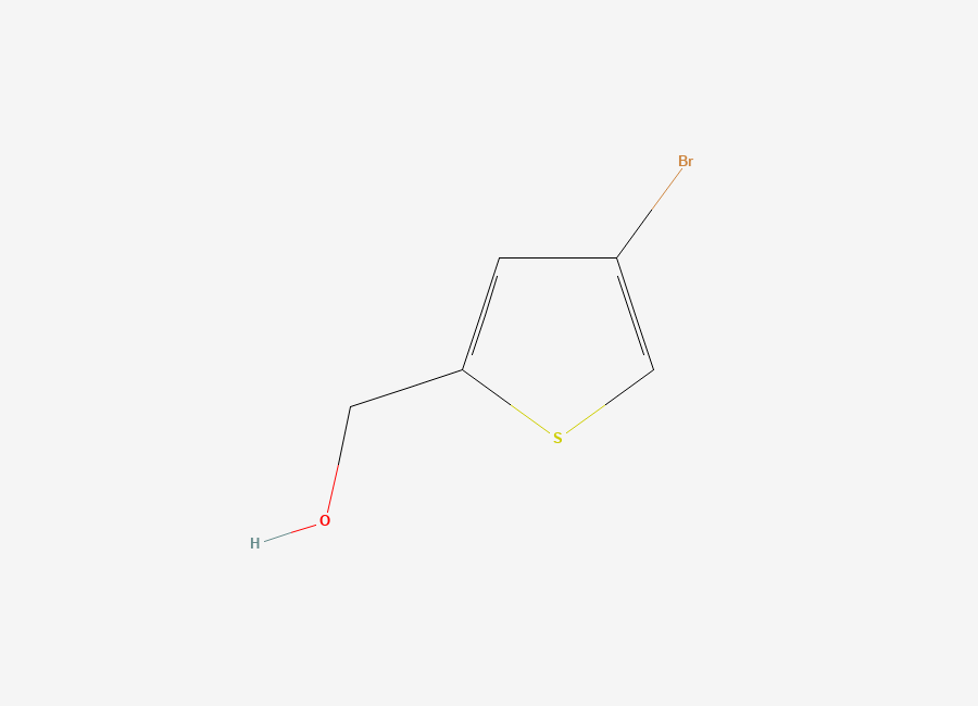 Two-dimensional chemical structure of (4-Bromo-2-thienyl)methanol
