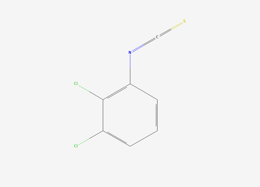 Two-dimensional chemical structure of 2,3-Dichlorophenyl Isothiocyanate
