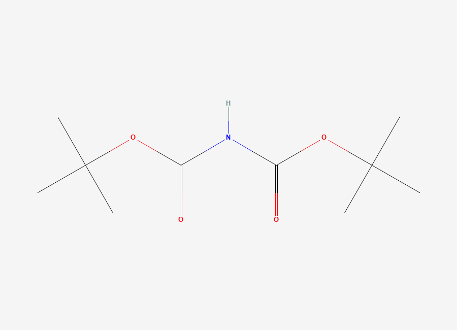 Two-dimensional chemical structure of Di-tert-butyl Iminodicarboxylate