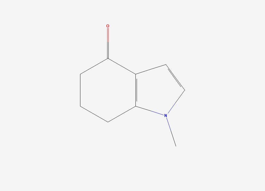 Two-dimensional chemical structure of 1-Methyl-6,7-dihydro-1H-indol-4(5H)-one