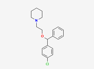 Two-dimensional chemical structure of Cloperastine, CAS 3703-76-2