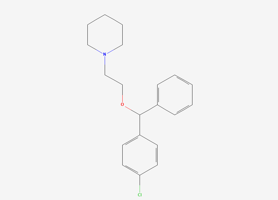 Two-dimensional chemical structure of Cloperastine, CAS 3703-76-2