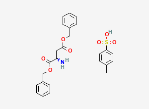 Two-dimensional chemical structure of L-Aspartic acid, 1,4-bis(phenylmethyl) ester, 4-methylbenzenesulfonate (1:1)
