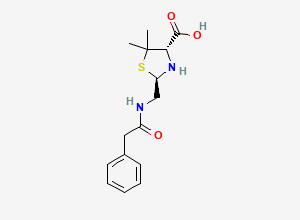 Two-dimensional chemical structure of Benzylpenilloic acid