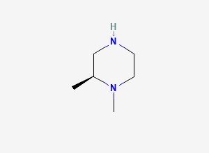 Two-dimensional chemical structure of (S)-1,2-Dimethylpiperazine
