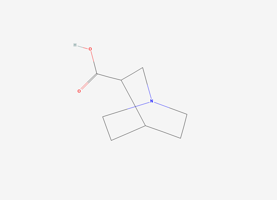 Two-dimensional chemical structure of Quinuclidine-3-carboxylic acid