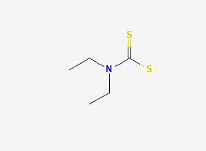 Two-dimensional chemical structure of Disulfiram EP Impurity B, CAS 392-74-5