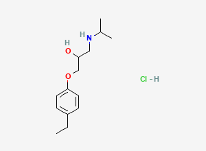 Two-dimensional chemical structure of Betaxolol EP Impurity A / Betaxolol Related Compound A (HCl Salt), CAS 464877-45-0