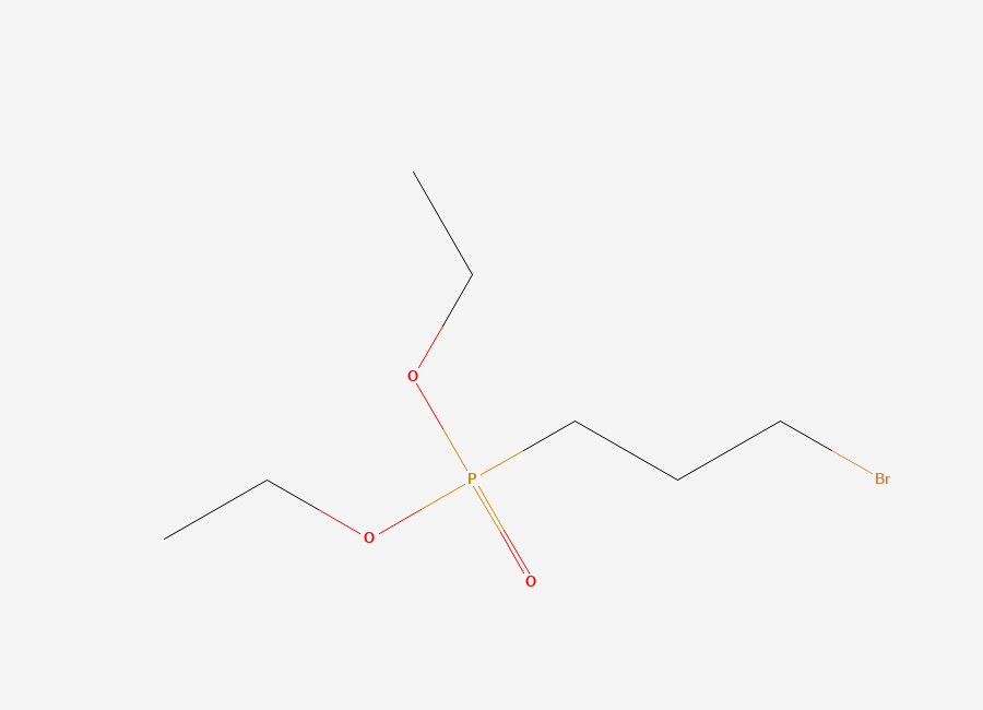 Two-dimensional chemical structure of Diethyl (3-bromopropyl)phosphonate