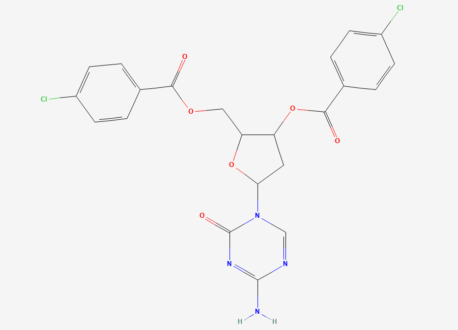 Two-dimensional chemical structure of Decitabine related Compound B, CAS 1034301-08-0