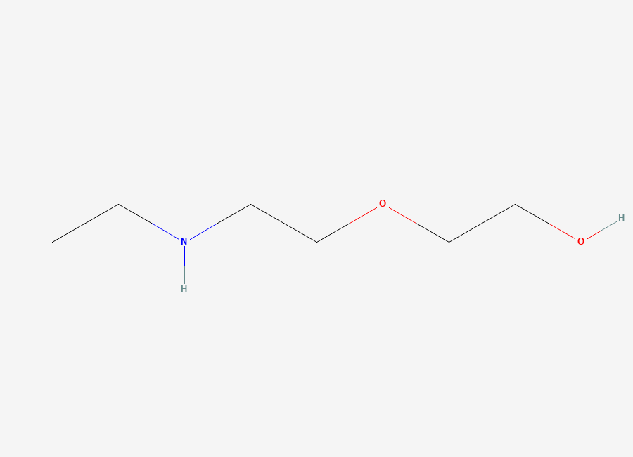 Two-dimensional chemical structure of 2-(2-(Ethylamino)ethoxy)ethan-1-ol