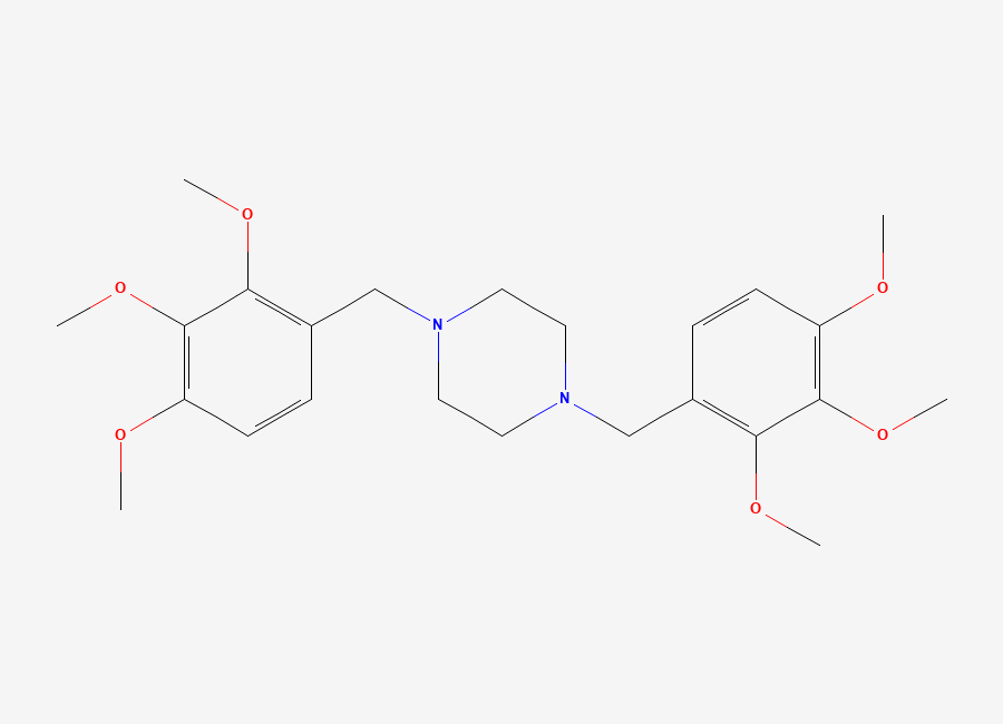 Two-dimensional chemical structure of Trimetazidine EP Impurity B/ Hexametazidine, CAS 1257-19-8
