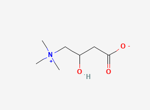 Two-dimensional chemical structure of DL-Carnitine, CAS 406-76-8