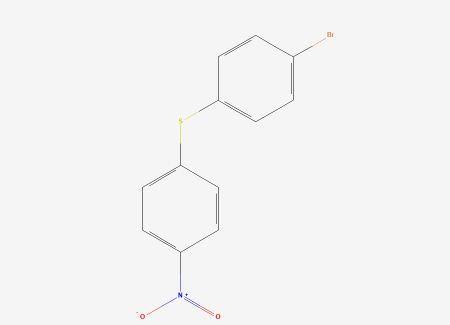 Two-dimensional chemical structure of (4-Bromophenyl)(4-nitrophenyl)sulfane