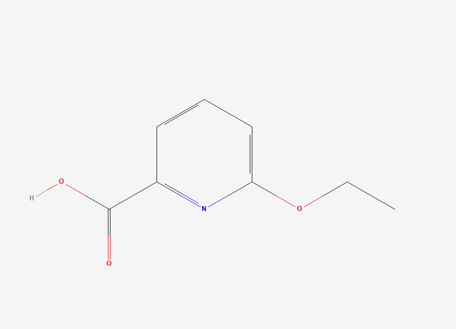 Two-dimensional chemical structure of 6-Ethoxypyridine-2-carboxylic acid
