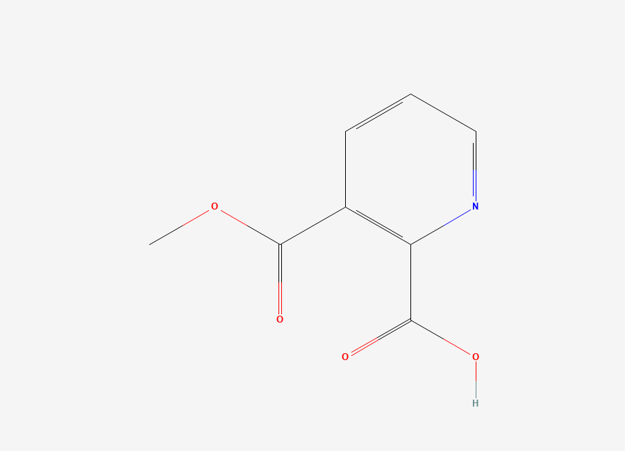 Two-dimensional chemical structure of 3-(Methoxycarbonyl)pyridine-2-carboxylic acid