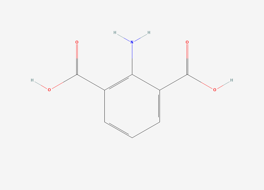 Two-dimensional chemical structure of 2-Aminoisophthalic acid