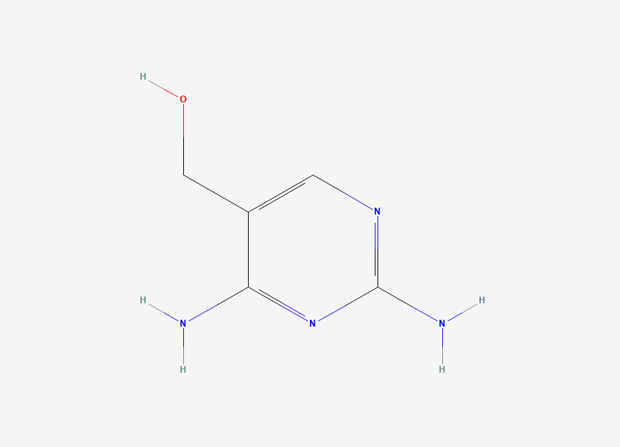 Two-dimensional chemical structure of 2,4-Diamino-5-pyrimidinemethanol