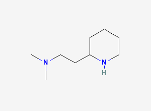Two-dimensional chemical structure of Dimethyl-(2-piperidin-2-yl-ethyl)-amine