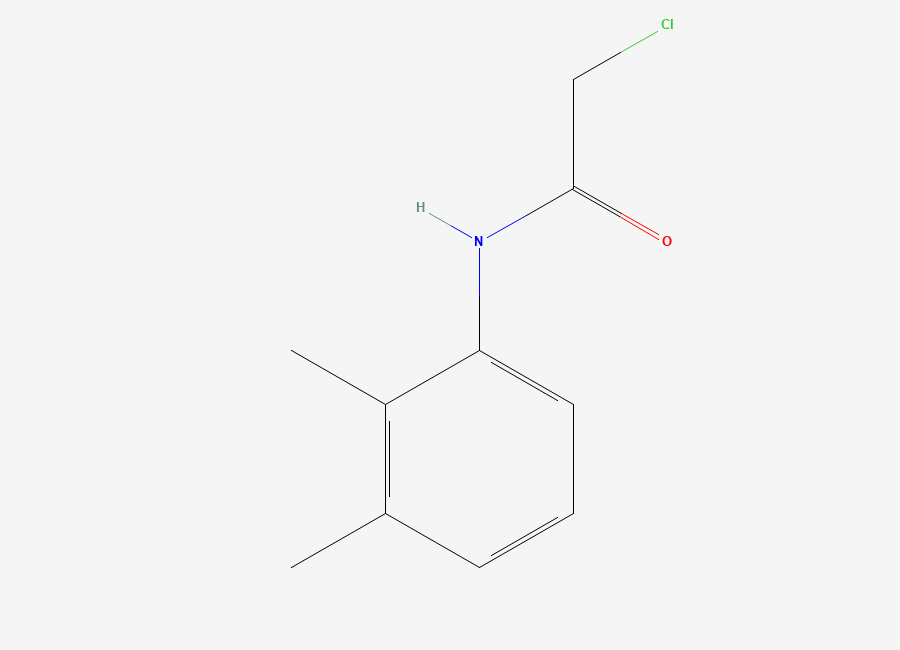 Two-dimensional chemical structure of 2-chloro-N-(2,3-dimethylphenyl)acetamide