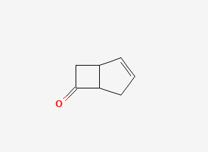 Two-dimensional chemical structure of Bicyclo(3.2.0)hept-2-en-6-one