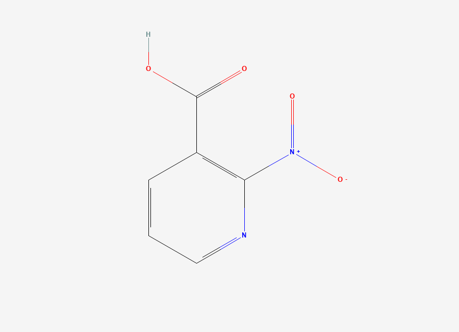 Two-dimensional chemical structure of 2-Nitronicotinic acid