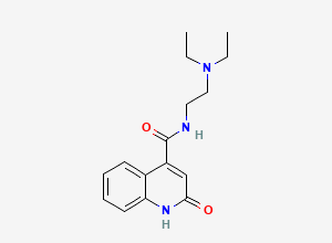 Two-dimensional chemical structure of Cinchocaine EP Impurity C, CAS 87864-08-2