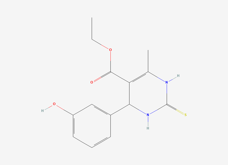 Two-dimensional chemical structure of (+-)-Monastrol