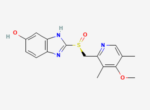 Two-dimensional chemical structure of 5-Hydroxyesomeprazole