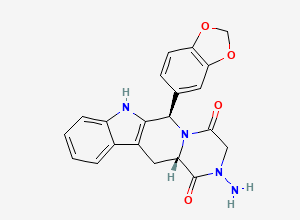 Two-dimensional chemical structure of Tadalafil Impurity 75