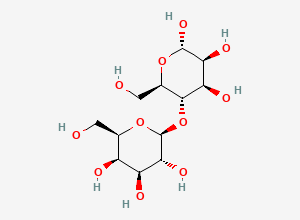 Two-dimensional chemical structure of 4-O-beta-D-Galactopyranosyl-alpha-D-mannopyranose