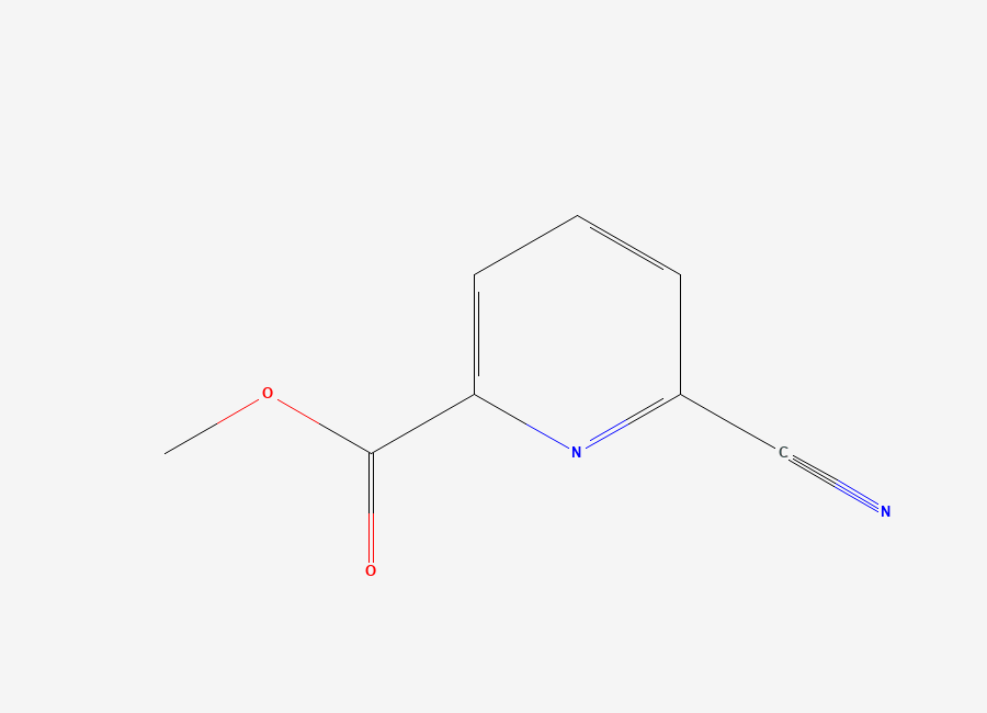 Two-dimensional chemical structure of Methyl 6-cyanopicolinate