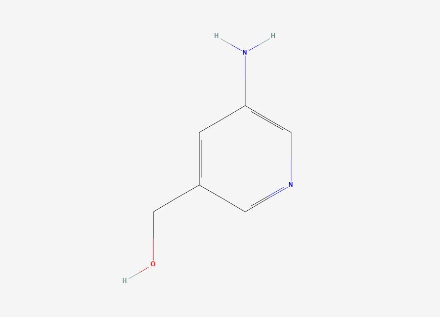 Two-dimensional chemical structure of (5-Aminopyridin-3-yl)methanol
