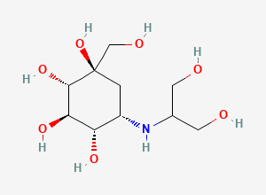 Two-dimensional chemical structure of Voglibose Impurity 22