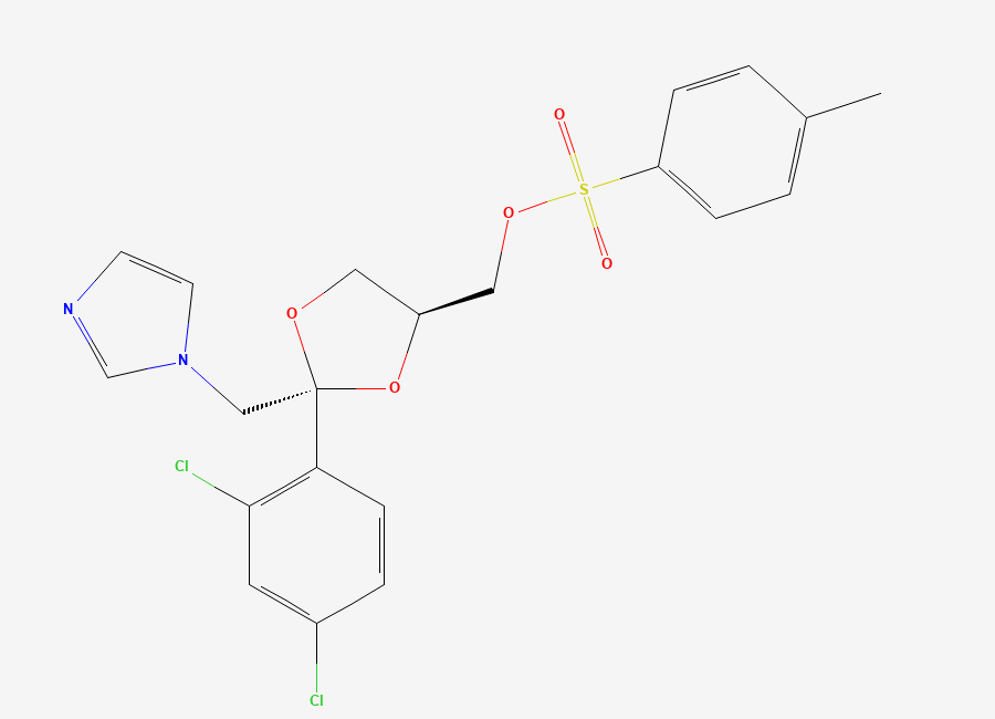 Two-dimensional chemical structure of Cis-tosylate Ketoconazole, CAS 2095256-87-2